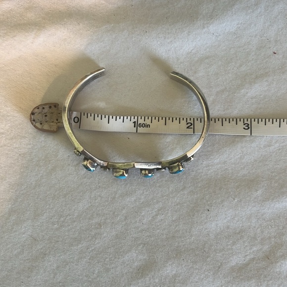 Silver turquoise bracelet - Picture 6 of 6